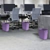 Acrimet Wastebasket 13QT (Purple Color) 4 - Pack Code 576.6 - Image 3 of 0