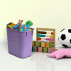 Acrimet Wastebasket 13QT (Purple Color) 4 - Pack Code 576.6 - Image 5 of 0