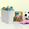 Acrimet Wastebasket 27QT (White Color) 4 - Pack Code 577.5 - Image 5 of 0