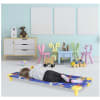Acrimet Premium Stackable Nap Cot Stainless Steel Tubes Blue Kids Pattern Design 716.1 - Image 4 of 0