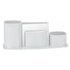 Acrimet Millennium Desk Organizer Pencil Paper Clip Cup Holder (With Paper) (White Color) Code 740.6 - Image 2 of 0