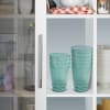 Acrimet Plastic Cup, Reusable, 10oz | 300ml, Tumbler Water, Machine Washable, Stackable, Drinking Cup, Shatter Proof, Durable (Green Color) - (Set of 10) - Image 4 of 0