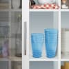 Acrimet Plastic Cup, Reusable, 10oz | 300ml, Tumbler Water, Machine Washable, Stackable, Drinking Cup, Shatter Proof, Durable (Blue Color) - (Set of 10) - Image 4 of 0