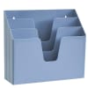 Acrimet Horizontal Triple File Folder Organizer (Solid Blue Color) Code 860.AO - Image 1 of 0