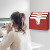 Acrimet Horizontal Triple File Folder Organizer (Solid Red Color) Code 860.VM.O - Image 4 of 0
