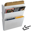 Acrimet Wall - Mounted Modular File Holder (White Color) 3 Pack Code 868.6 - Image 4 of 0