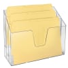 Acrimet Horizontal Triple File Folder Organizer Folders Included (Crystal Color) Code 869.1 - Image 1 of 0