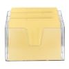 Acrimet Horizontal Triple File Folder Organizer Folders Included (Crystal Color) Code 869.1 - Image 2 of 0