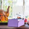 Acrimet 5 X 8 Card File Holder Organizer Metal Base Heavy Duty (Purple Color with Crystal Plastic Lid Cover) Code 923.9 - Image 5 of 0