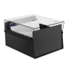 Acrimet 6 x 9 Card File Holder Organizer Metal (AZ Index Cards and Divider Included) (Black Color with Crystal Plastic Lid Cover) 924.7 - Image 3 of 0
