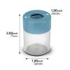 Acrimet Magnetic Paper Clip Holder Dispenser Blue 932.4 - Image 4 of 0