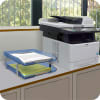 Acrimet Traditional Letter Tray 2 Tier Front Load Design (Clear Blue) - Image 5 of 0