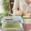 Acrimet Traditional Letter Tray 2 Tier Front Load Design (Crystal) - Image 4 of 0
