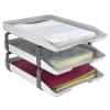 Acrimet Traditional Letter Tray 3 Tier Front Load Design (White) - Image 1 of 0