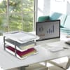 Acrimet Traditional Letter Tray 3 Tier Front Load Design (White) - Image 2 of 0