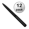 Acrimet Letter Opener - Pack with 12 (Solid Black Color) Code 951.4 - Image 1 of 0