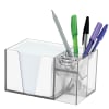 Acrimet Desk Organizer Pencil Paper Clip Holder (Crystal Color) (With Paper) - Image 1 of 0
