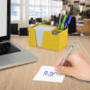 Acrimet Desk Organizer Pencil Paper Clip Holder (Yellow Color) (With Paper) - Image 4 of 0