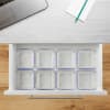 Acrimet Desk Drawer Organizer Clear Crystal 8 Pack 970.0 - Image 3 of 0