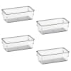 Acrimet Desk Drawer Organizer Clear Crystal 4 Pack 971.0 - Image 1 of 0