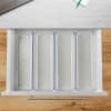 Acrimet Desk Drawer Organizer Clear Crystal 4 Pack 972.0 - Image 3 of 0