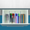 Acrimet Desk Drawer Organizer Clear Crystal 4 Pack 972.0 - Image 4 of 0