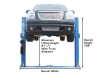 ATTD-BP8000 8,000 lbs. 2 Post Lift - Image 4 of 0