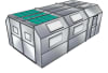 PBSD14929FT Semi Down Filter Top Automotive Paint Booth - Image 1 of 0