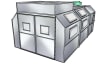 PBSD14929FT Semi Down Filter Top Automotive Paint Booth - Image 2 of 0