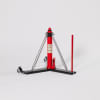 Alpha Aviation low wing aircraft jack Model 324W used in hangar maintenance operations - Image 1 of 0