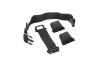 AppStrap 5(S) holding an iPad mini in an OtterBox case, with adjustable leg strap, tilt pads, and pen holder for stable angled use. - Image 4 of 0