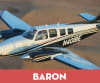 Beech Baron 55/58 equipped with Medeco Post-1976 Kit (Hook Style) by Aircraft Security delivering durable FAA-approved secure locking. - Image 1 of 0