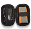 Bad Elf Flex Mini compact GNSS receiver showing Bluetooth and USB connectivity icons, designed for high-accuracy geospatial surveying and RTK capability. - Image 3 of 0