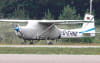 Cessna 150 & 152 fitted with Bruceâ€™s Custom Canopy and Engine Covers, showing reflective Silver Acrylic Sunbrella canvas and secure Velcro closures. - Image 3 of 0