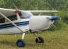 Cessna 170 with Bruceâ€™s custom canopy, engine, propeller, wing, and tail covers made from reflective Silver Sunbrella canvas with soft microfiber lining. - Image 1 of 0