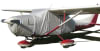 Form-fitting propeller cover on Cessna 206 Stationair shielding blades and spinner from environmental damage. - Image 2 of 0