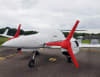 Diamond DA-42 Twin Star aircraft with custom canopy, engine, propeller, wing, and empennage covers for sun, weather, and cold protection. - Image 1 of 0