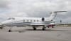 Gulfstream II/III (C-20D) aircraft covered with custom Silver Acrylic Sunbrella cockpit, engine, wing, and pitot covers for full protection against heat, frost, and environmental damage. - Image 1 of 0