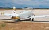Custom-fitted Silver Acrylic Sunbrella canopy and engine covers on a Mooney Early M20 Series, protecting windows, fuselage, and engine cowl. - Image 3 of 0