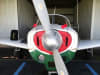 Custom-fitted Silver Acrylic Sunbrella canopy and engine covers on a Mooney Early M20 Series, protecting windows, fuselage, and engine cowl. - Image 4 of 0