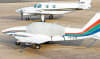 Custom-fit Piper PA-23 Aztec aircraft covers installed, protecting the canopy, fuselage, engine, wings, and tail from sun, weather, and debris. - Image 3 of 0