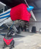 Piper J-4 Cub Coupe equipped with custom Silver Acrylic Sunbrella canopy, engine, propeller, wing, and tail covers. - Image 5 of 0
