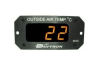 Davtron M301 OAT digital aircraft gauge displaying accurate outside air temperature for reliable flight and avionics data. - Image 1 of 0