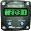 Davtron M800 digital aircraft clock showing GMT, local time, and elapsed time for precise flight timekeeping. - Image 1 of 0