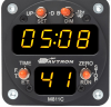 Davtron M811C multi-functional aircraft chronometer showing GMT, local time, and elapsed time for precise flight operations. - Image 1 of 0