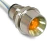 Electronics International AL-1(X) chrome annunciator light for aircraft, offering clear visual alerts and improved cockpit instrumentation awareness. - Image 3 of 0