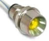 Electronics International AL-1(X) chrome annunciator light for aircraft, offering clear visual alerts and improved cockpit instrumentation awareness. - Image 4 of 0
