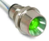 Electronics International AL-1(X) chrome annunciator light for aircraft, offering clear visual alerts and improved cockpit instrumentation awareness. - Image 5 of 0