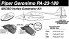 Piper Twin aircraft fitted with Micro AeroDynamics vortex generators for improved stability, control, climb rate, and short takeoff performance. - Image 4 of 0