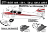 Stinson aircraft equipped with Micro AeroDynamics vortex generators enhancing stability, control, climb rate, and short takeoff performance. - Image 4 of 0